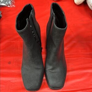 Mix No. 6 Textured Black Ankle Boots